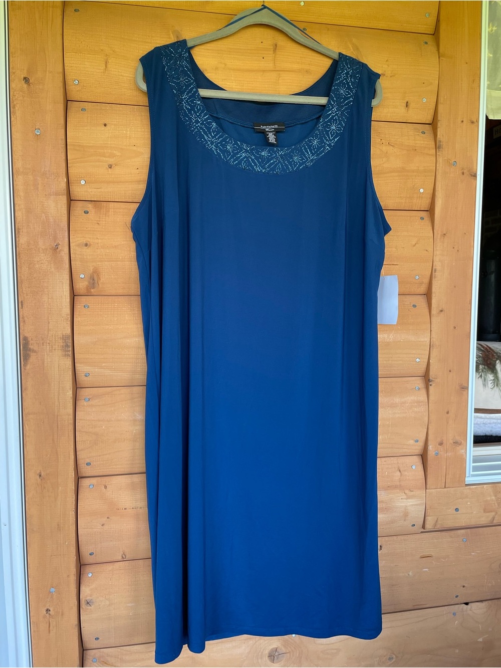 R&M Richards Blue 2 Piece Special Occasion Dress with Detailed Neckline 2X NWT - Picture 2 of 12